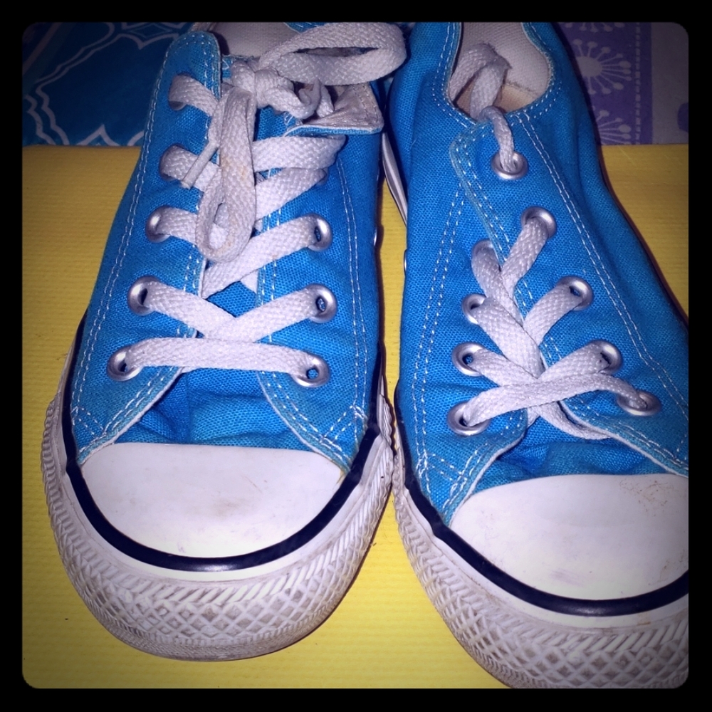 Blue Converse